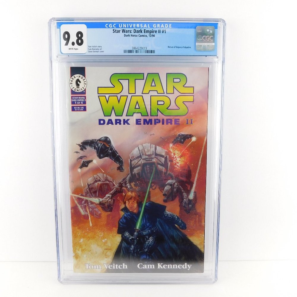 STAR WARS: DARK EMPIRE II #1 (Dark Horse Comics, 1994) CGC 9.8 White Pages